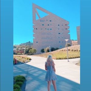 Floral print cami mini dress